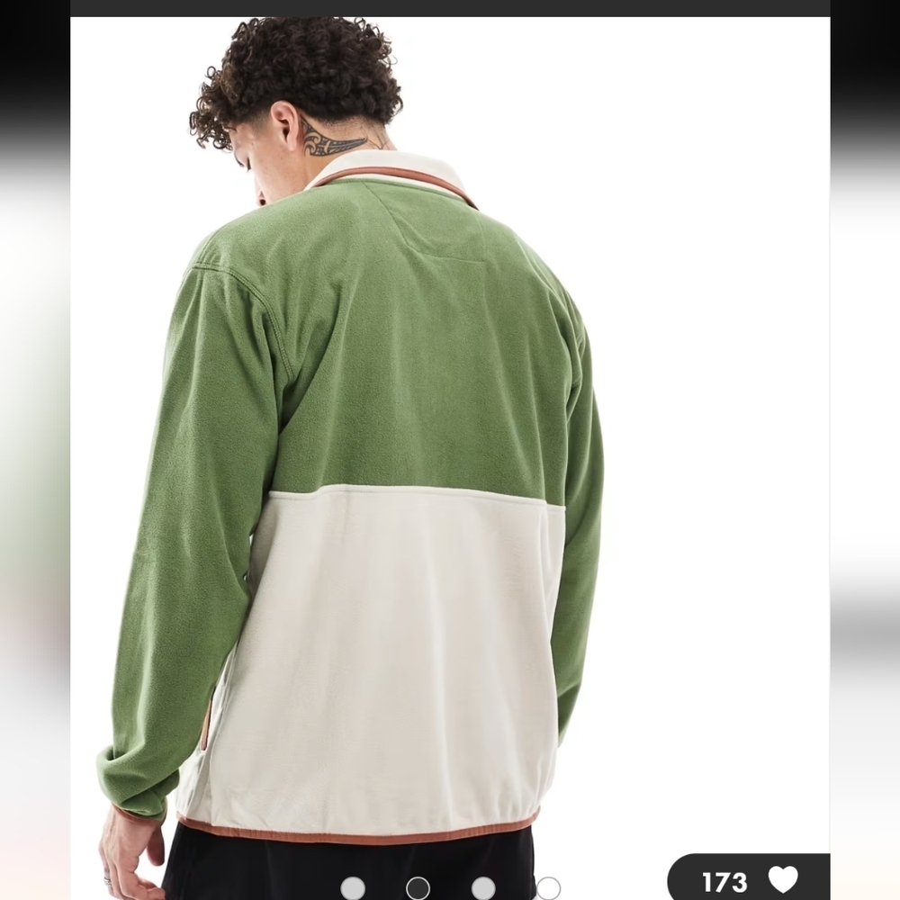 Columbia Men's Back Bowl Retro Colour Block Fleece Men's size L - Picture 8 of 13